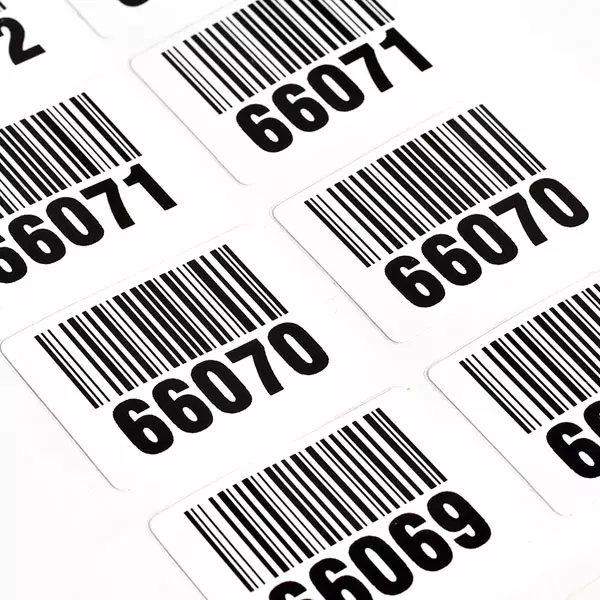 Custom Printed Barcode Labels made by Daycon Distributors in Australia